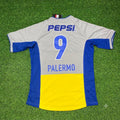 Martin Palermo Boca Juniors Away Retro Football Jersey – Back View