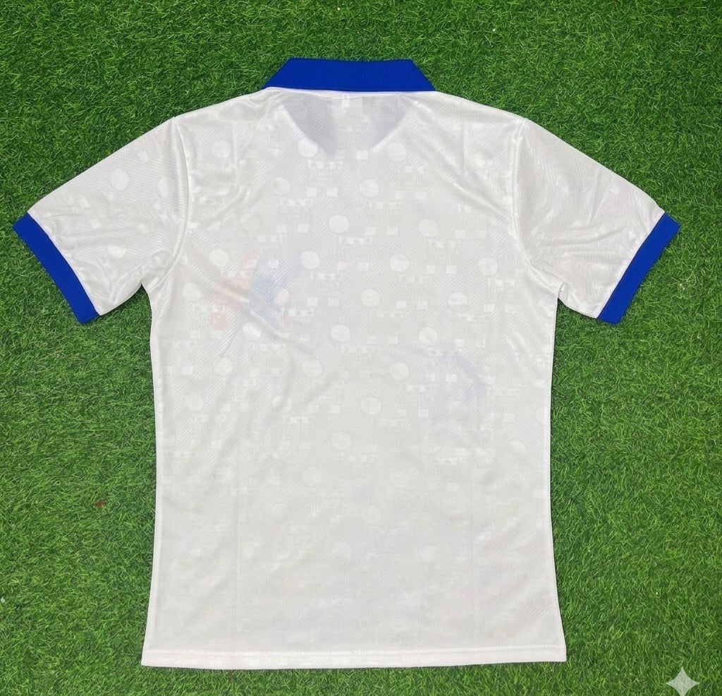 1994 Italy World Cup White Retro Football Jersey – Front View