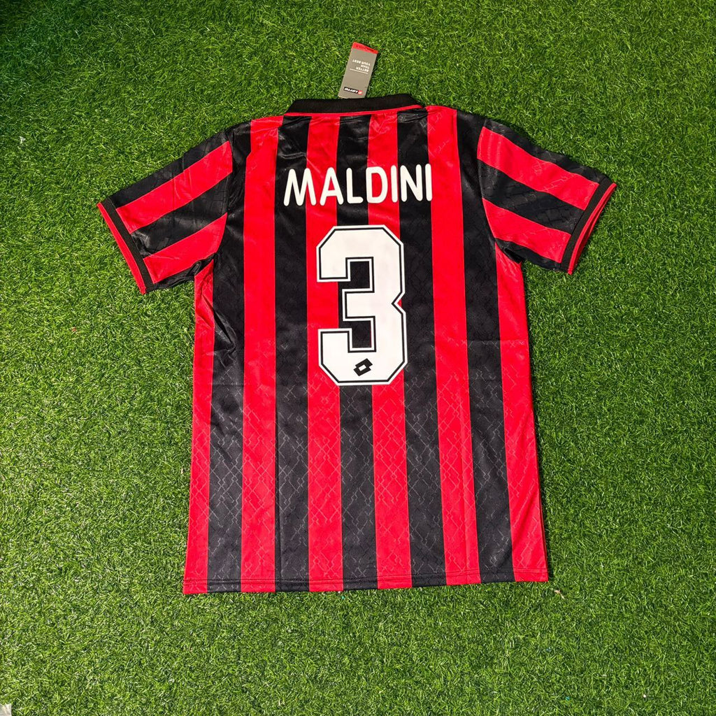 1994/95 Paolo Maldini AC Milan Retro Football Jersey – 4