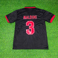 1997/98 Paolo Maldini AC Milan Retro Football Jersey – Back View