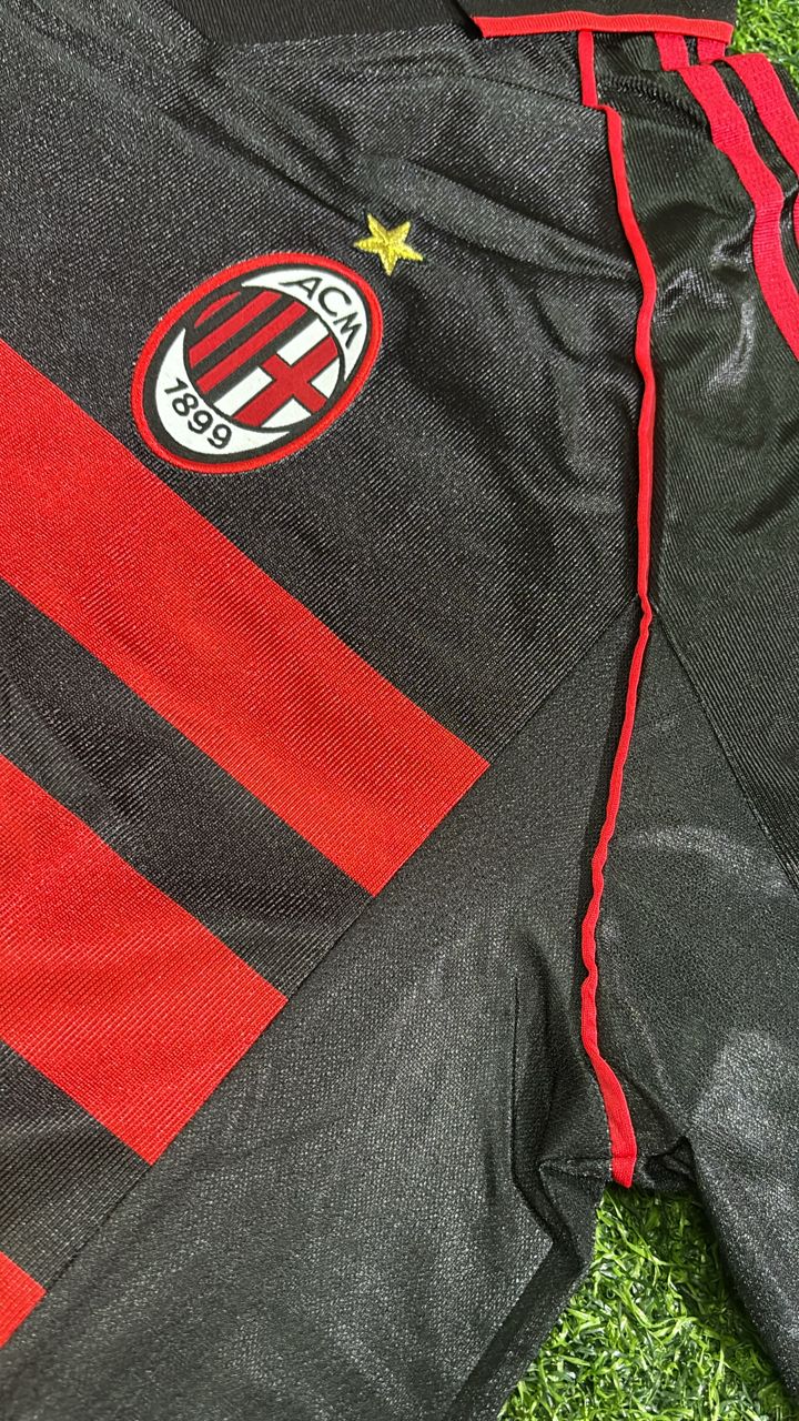 1998/99 Paolo Maldini AC Milan Black Retro Football Jersey – 6