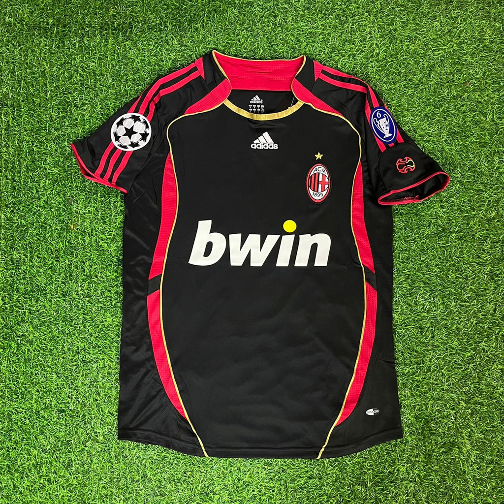 Paolo Maldini 3 – AC Milan 2006–2007 Retro Kit Jersey – | | | – Front View