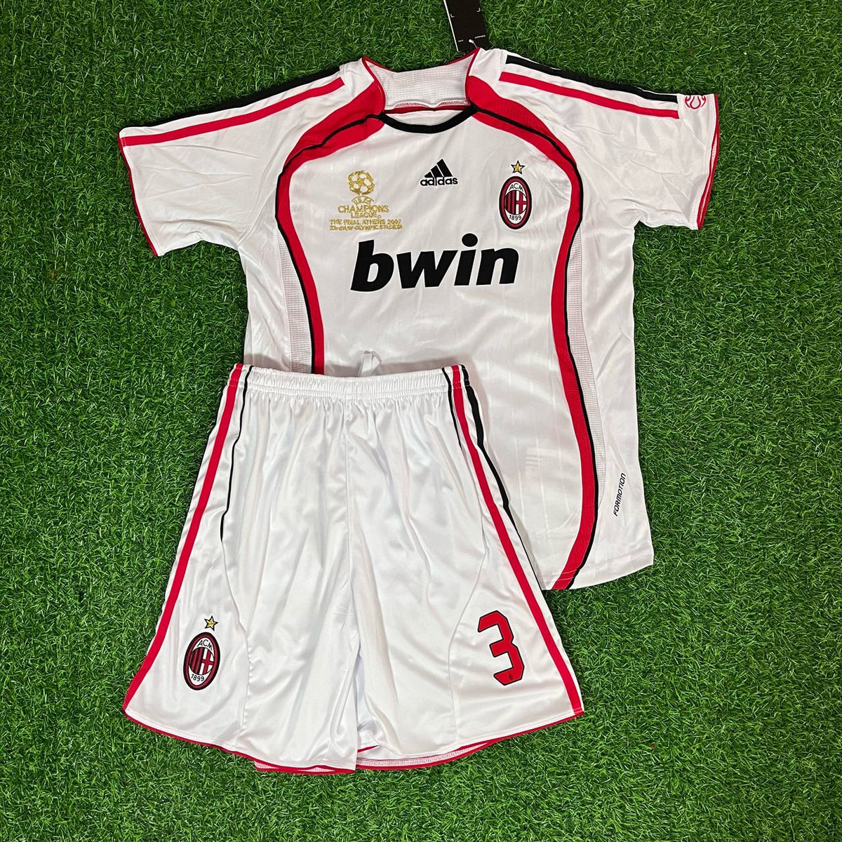 Paolo Maldini – AC Milan 2007 Champions League Final Jersey – | Kindertrikot | Enfant – Front View