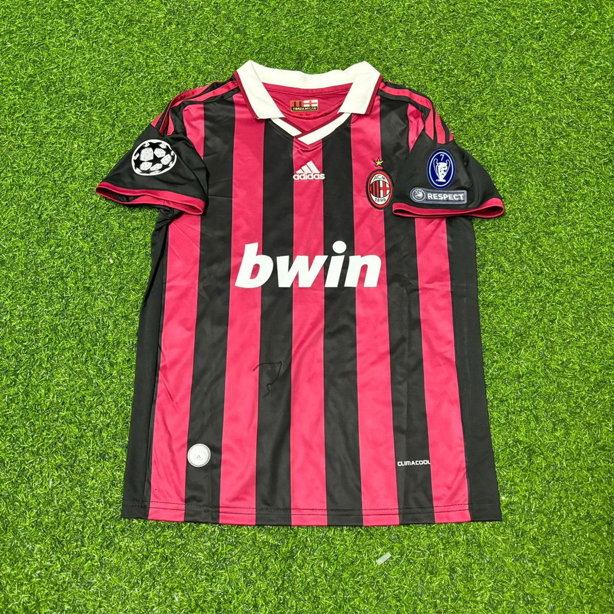 2008/09 Paolo Maldini AC Milan Final Season Home Retro Football Jersey – 4