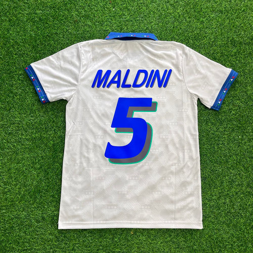 1994 Italy World Cup Retro Football Jersey – Paolo Maldini – Back View