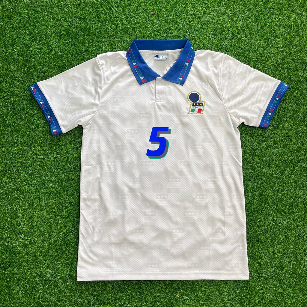 Paolo Maldini Italy 1994 World Cup Retro Jersey – Front View