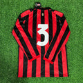 Paolo Maldini 3 - Milan Commemorative Red Black Football Jersey – Back View