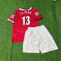 2005/06 Park Ji-Sung Manchester United Retro Kids Football Jersey – Back View