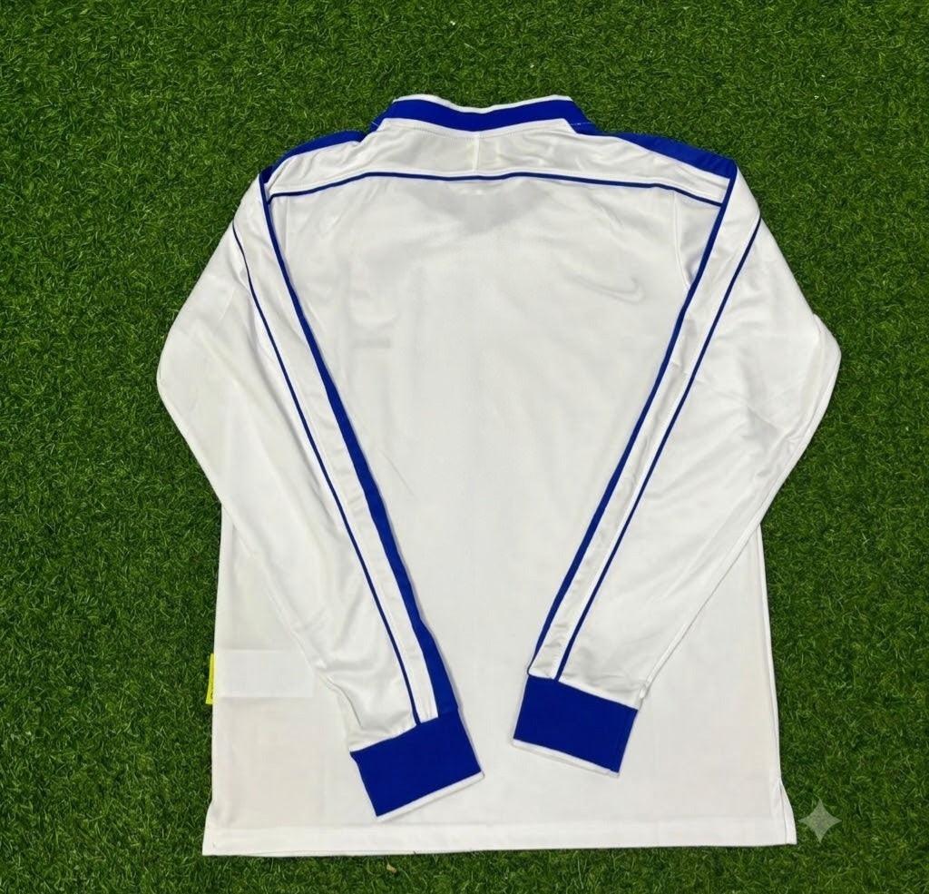 1998 Brazil World Cup Long Sleeve Retro Football Jersey – Front View