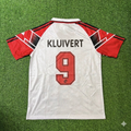 1997 Patrick Kluivert #9 AC Milan Away Retro Football Jersey – Back View