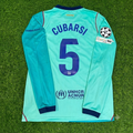 2027 Pau Cubarsi #5 Barcelona Long Sleeve Football Jersey – Back View