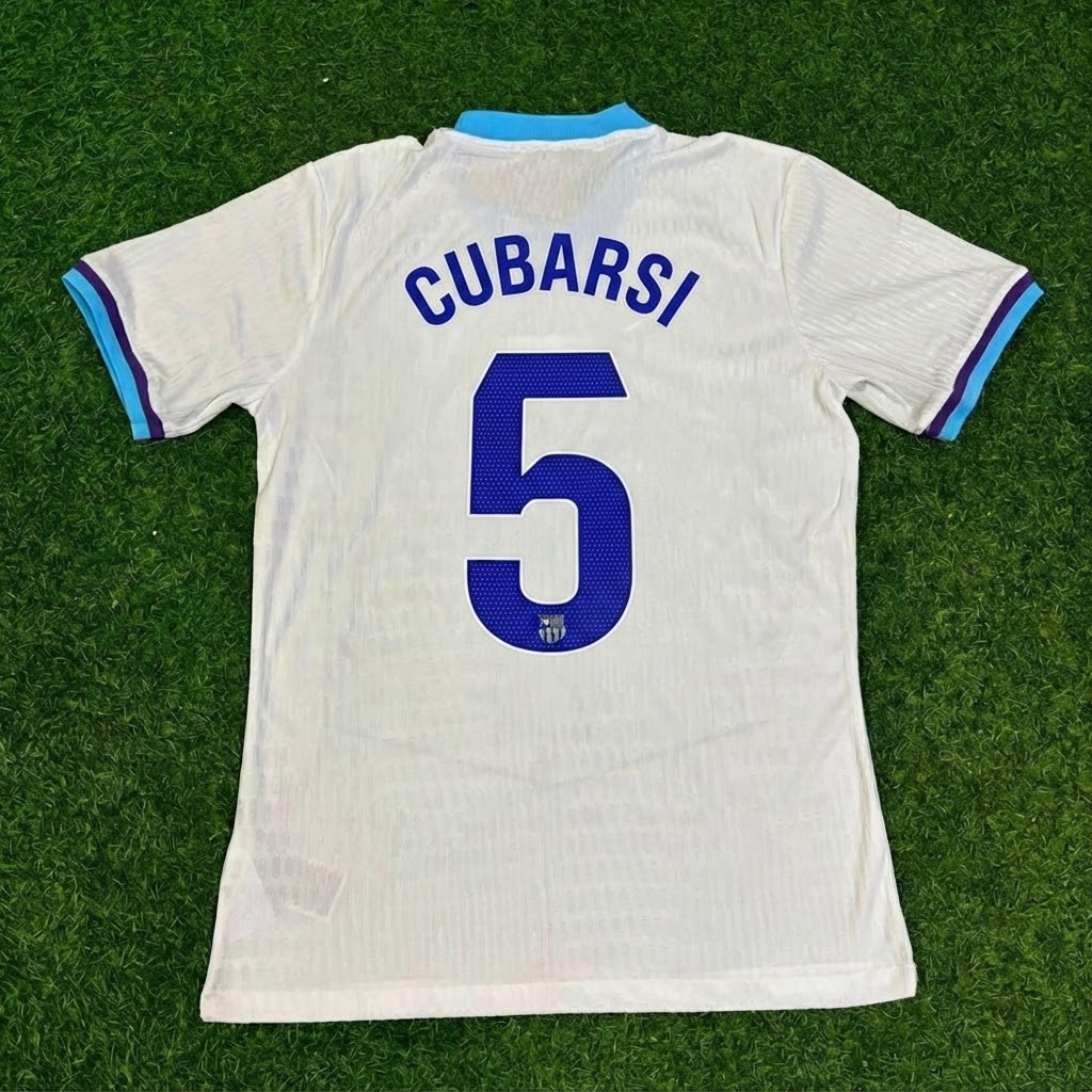 Barcelona New Season Special Edition Jersey – Pau Cubarsi #5 – Back View