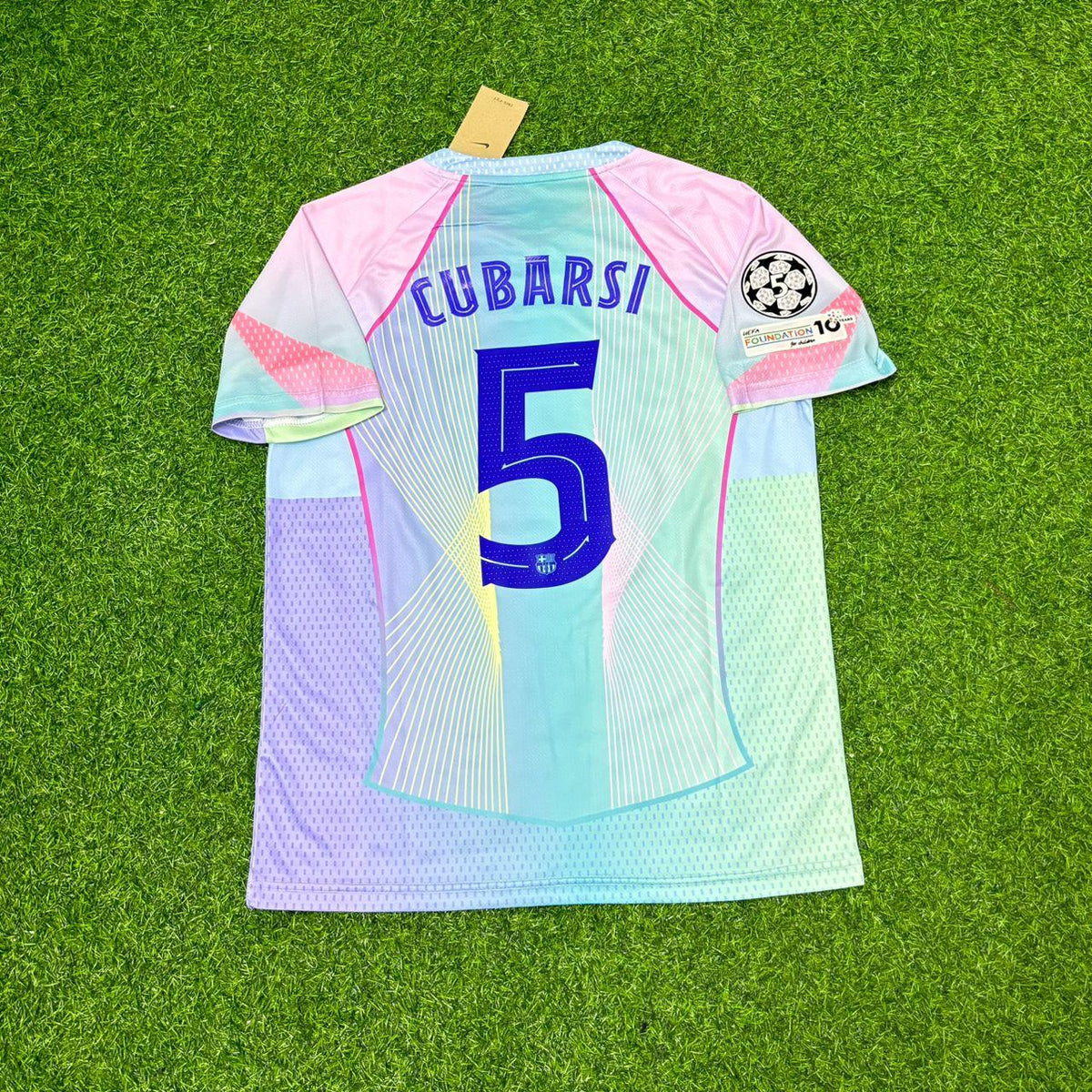 Barcelona Home Sunset New Season 2026 Jersey – Pau Cubarsi – Back View