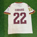 Spain 2026 World Cup Away Football Jersey – Pau Cubarsí 22 - – Back View