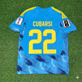 Spain 2026 World Cup Blue Special Football Jersey – Pau Cubarsı #22 – Back View