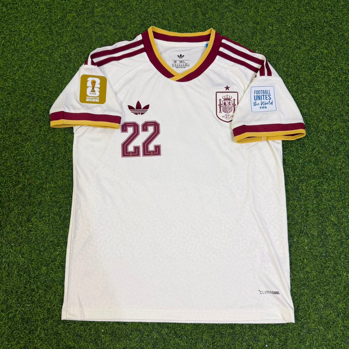 Pau Cubarsi Spain 2026 World Cup Kids Football Jersey – 4