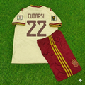 Spain 2026 World Cup Away Kids Football Jersey – Pau Cubarsi 22- – Back View