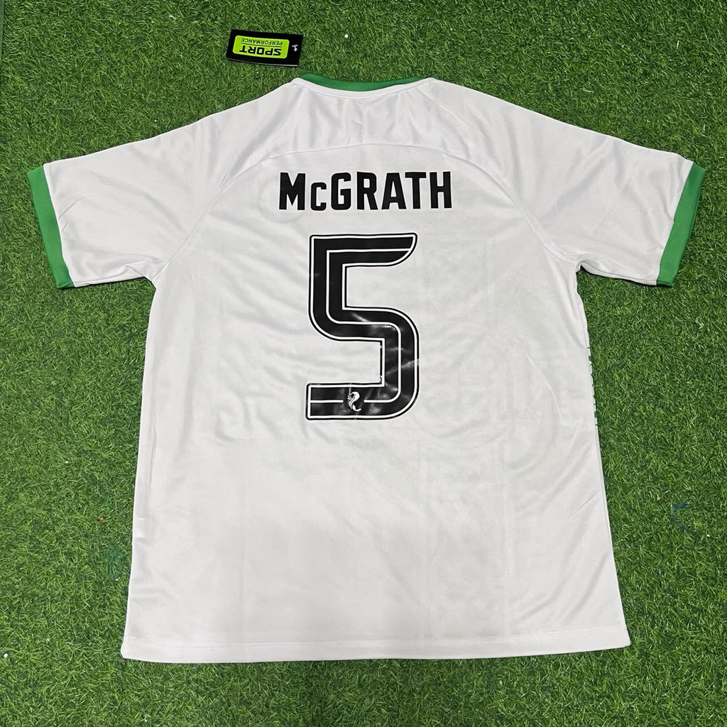 Ireland Vintage Special Edition White Football Jersey – Paul McGrath 5- – Back View