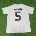 Ireland Vintage Special Edition White Football Jersey – Paul McGrath 5- – Back View