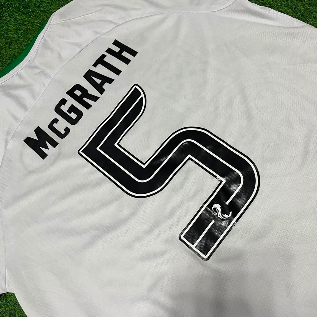 Ireland Vintage Special Edition White Football Jersey – Paul McGrath 5- – Detailed View