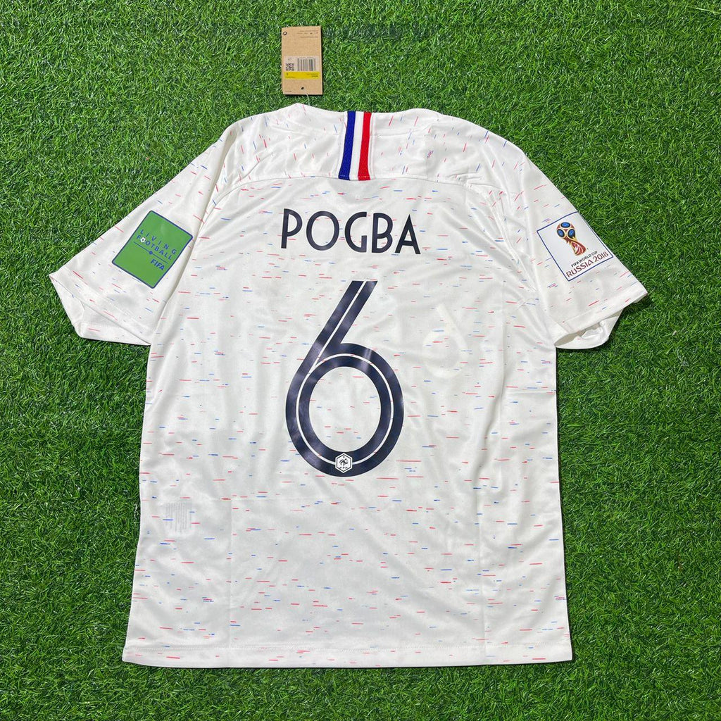France 2018 World Cup Kit Jersey – Paul Pogba 6- – Back View