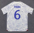 Paul Pogba #6 France 2022 World Cup Away Retro Jersey – Back View