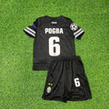 Juventus 2012–2013 Kids Black Retro Football Jersey – Paul Pogba – Back View