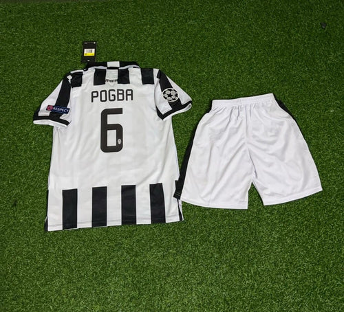 2014/15 Juventus Retro Kids Football Kit Paul Pogba