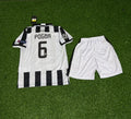 Paul Pogba Juventus 2014 2015 Retro Kids Football Jersey – Back View