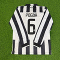 Paul Pogba #6 Juventus 2014 2015 Retro Long Sleeve Jersey – Back View
