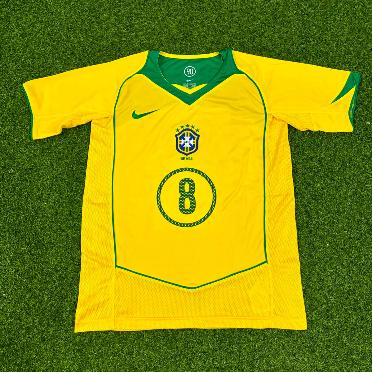 Brazil Retro Kit Jersey – | | – Paulinho 8– – Front View