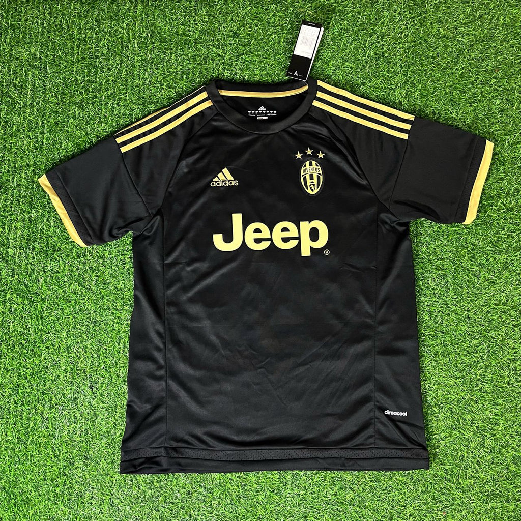 Paulo Dybala #21 – Juventus 2015/16 Black Retro Jersey – | | – Front View