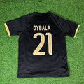 Paulo Dybala #21 – Juventus 2015/16 Black Retro Jersey – | | – Back View