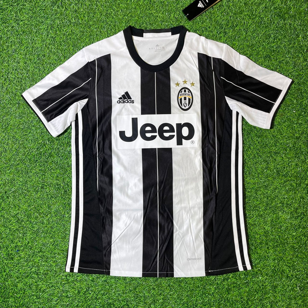 Paulo Dybala Juventus 2016/17 Home Retro Football Jersey – Front View