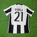 Paulo Dybala Juventus 2016/17 Home Retro Football Jersey – Back View