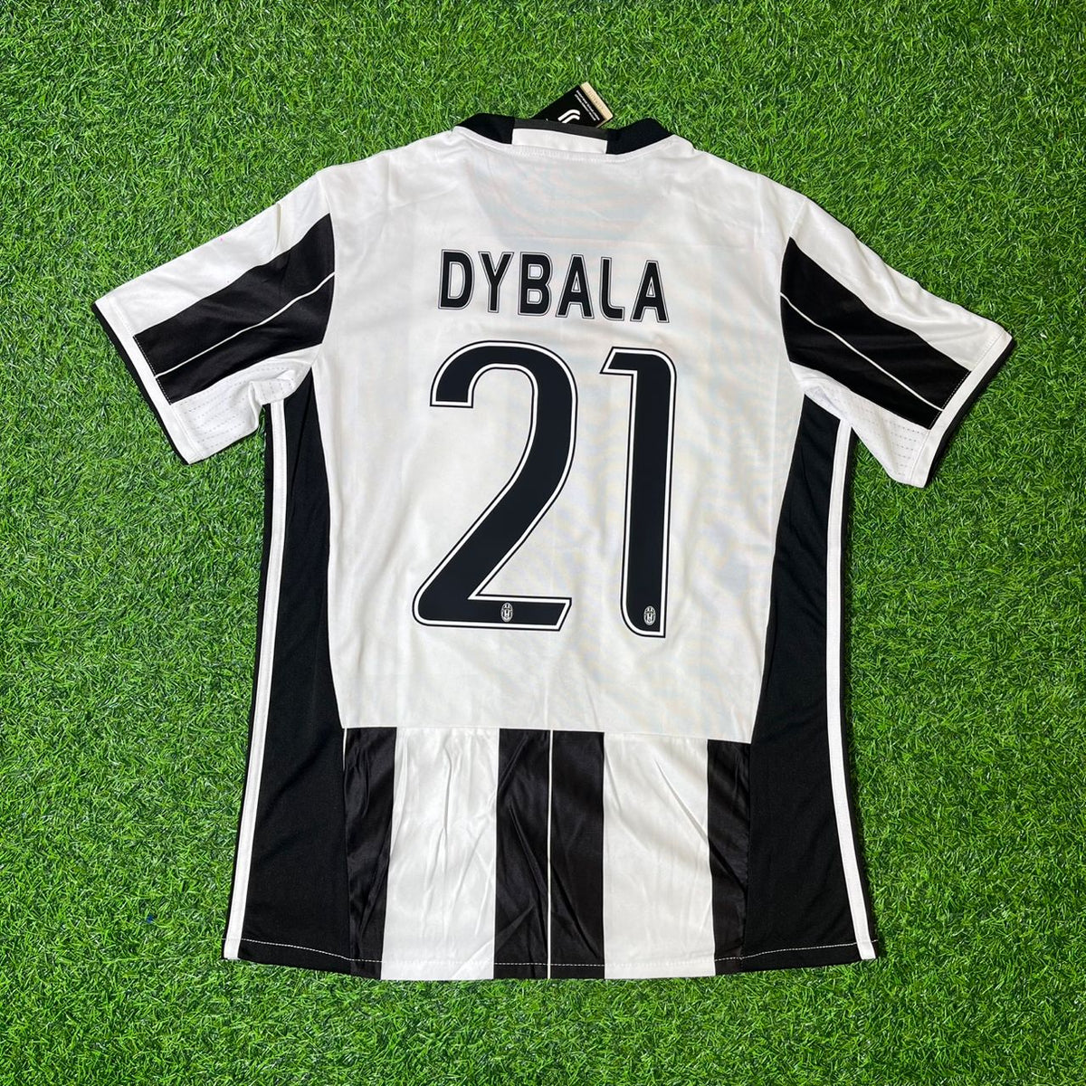 Paulo Dybala Juventus 2016/17 Home Retro Football Jersey – Back View