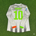 2019/20 Paulo Dybala #10 Juventus Long Sleeve Retro Football Jersey – Back View