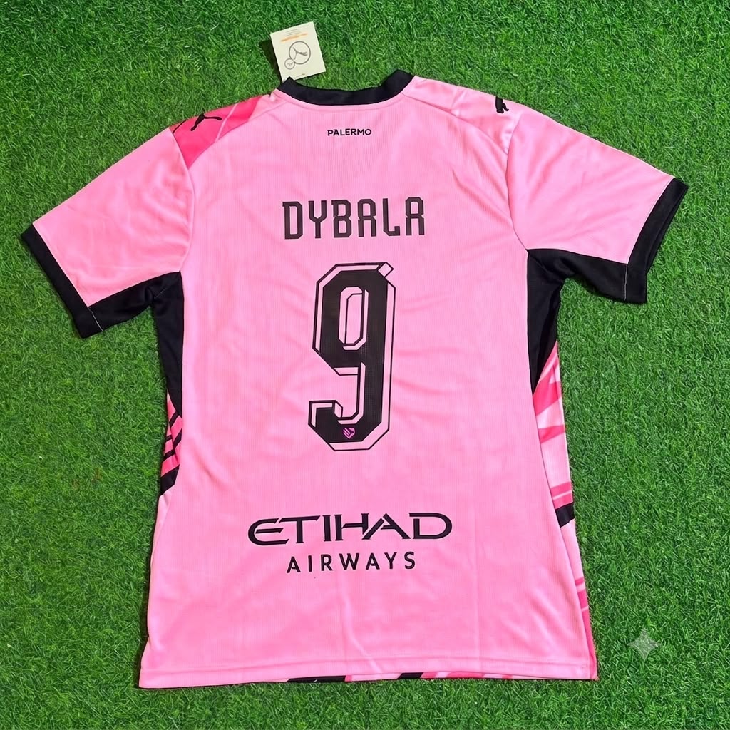 Paulo Dybala Palermo Special Football Jersey – Back View