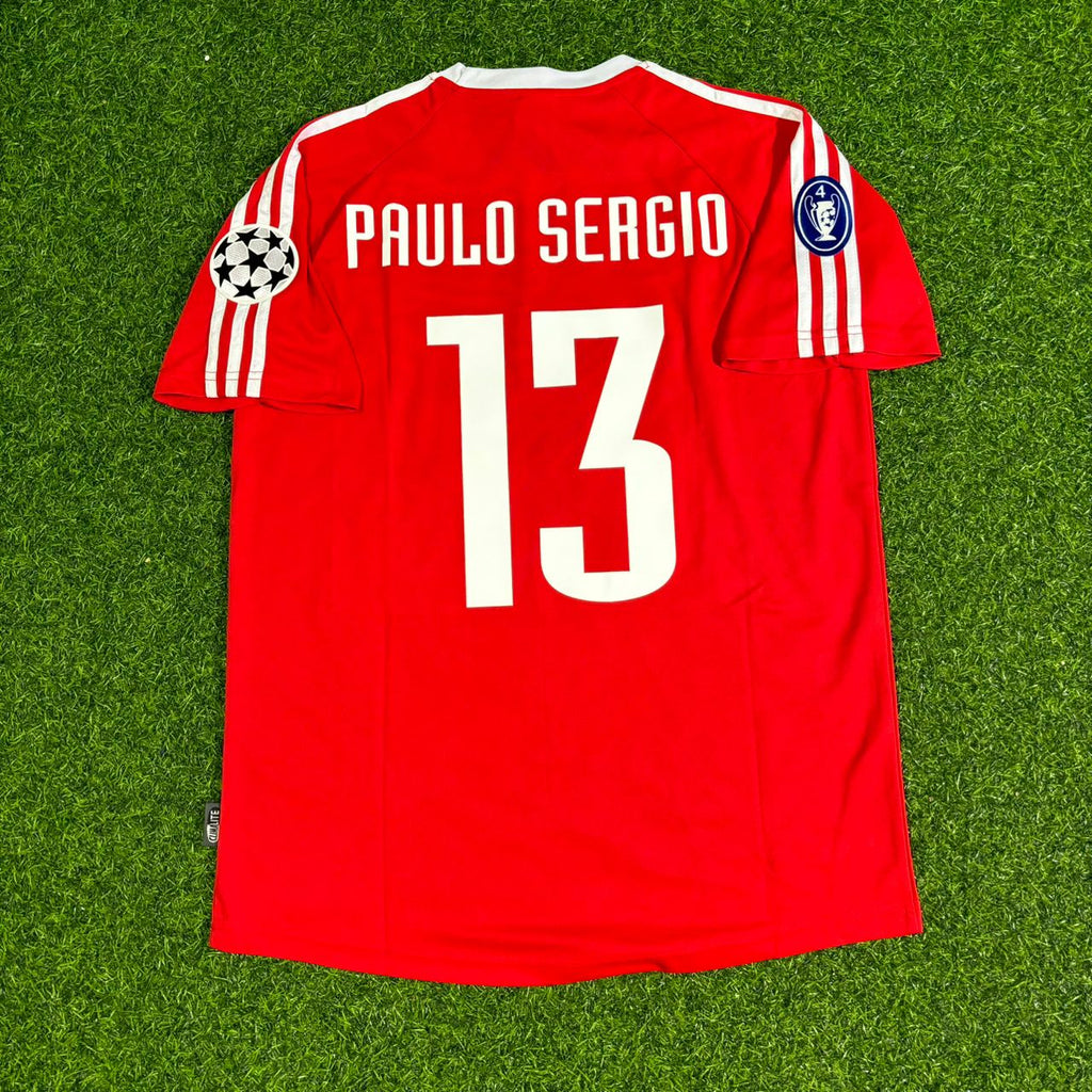 2000/01 Paulo Sergio Bayern Munich Retro Football Jersey – Back View