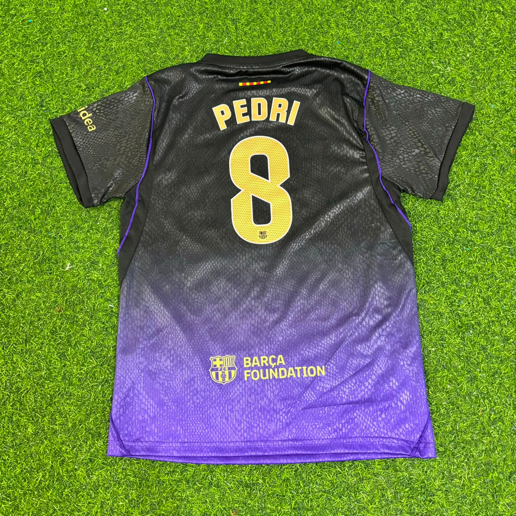 Pedri #8 Barcelona 2027 New Season Away Jersey – Back View