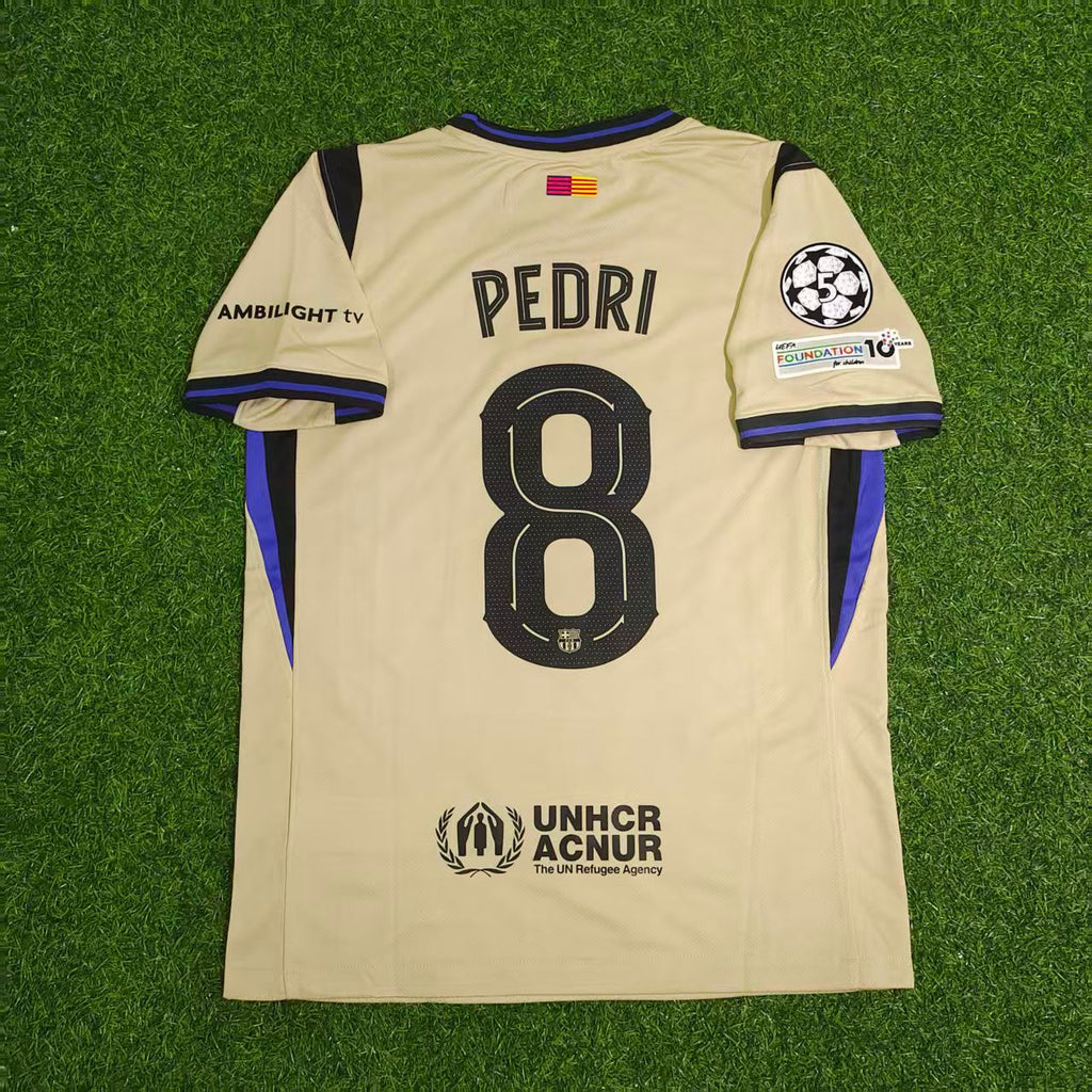Barcelona 2025/2026 Season Kit Jersey – Pedri – Back View