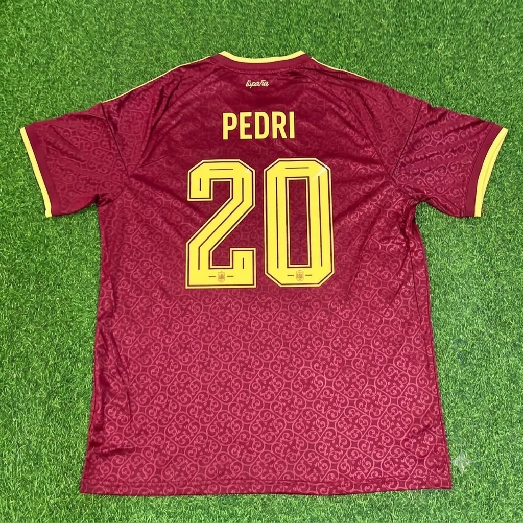 Pedri Spain 2026 World Cup Special Edition Football Jersey – Back View