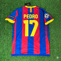 2011 Pedro 17- Barcelona London Final Football Jersey – Back View