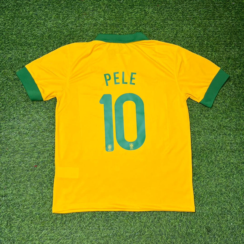 Pele Brazil Retro Football Jersey Collection – Back View