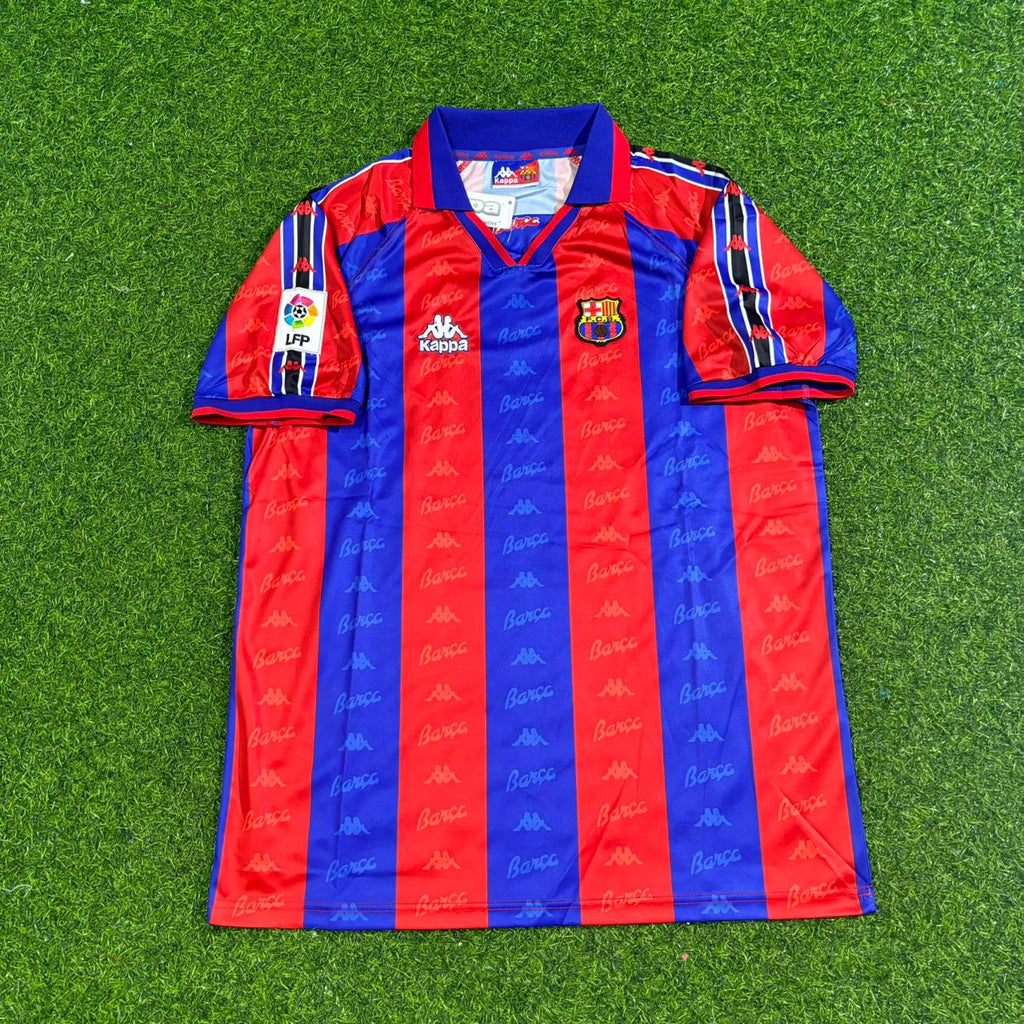 1996 Pep Guardiola Barcelona 1997 Retro Football Jersey Edition 2 – Front View