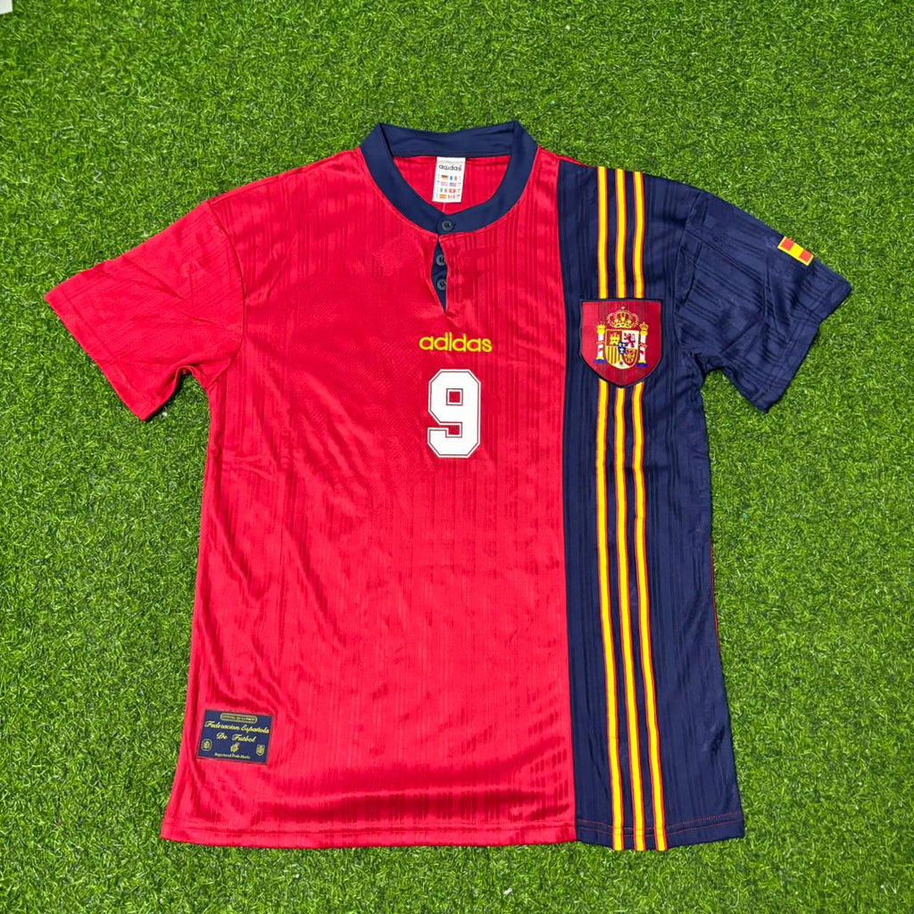 Pep Guardiola Spain Retro 1996 Jersey – Front View