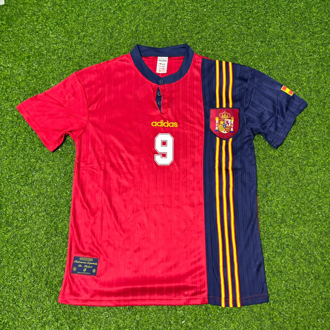 Pep Guardiola Spain Retro 1996 Jersey – Front View
