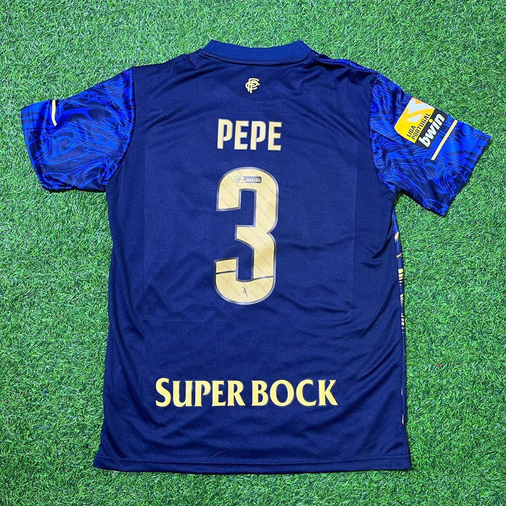 Porto Retro Football Jersey – Pepe FC – Back View