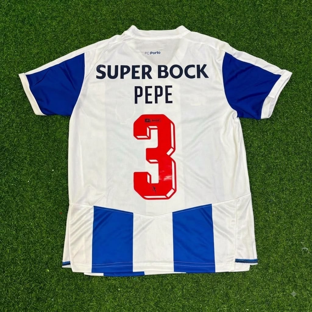 Pepe #3 - Porto Special Retro Jersey – Back View
