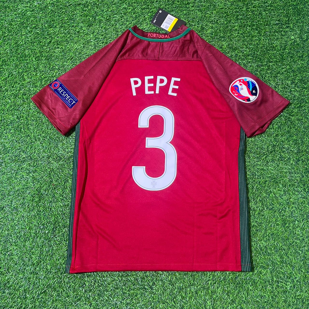 Pepe Portugal EURO 2016 Final Retro Jersey – Back View